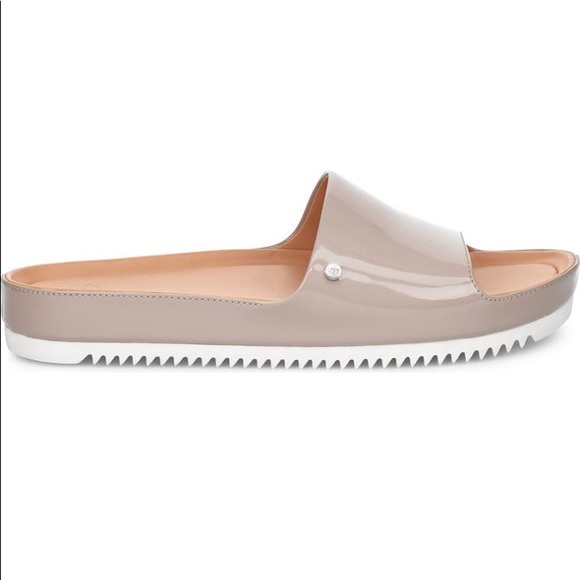 UGG Shoes - UGG Jane Patent Slide Suede Size 6.5